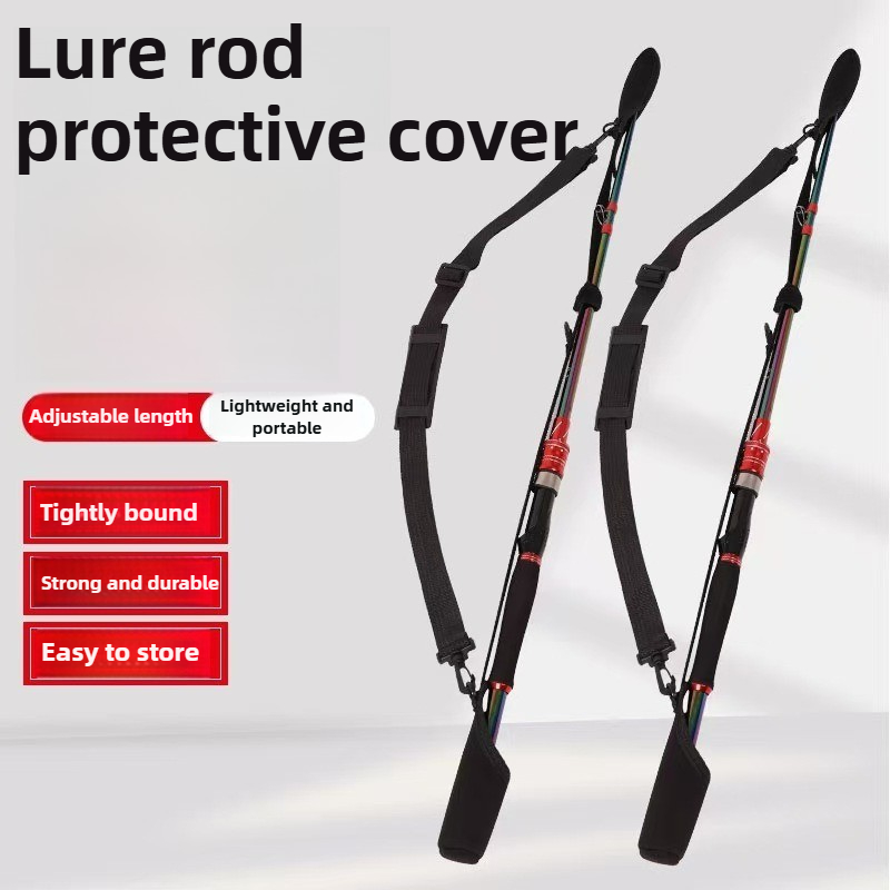 Fishing Rod Combo - กระเป๋าเก็บคันเบ็ดแบบปรับได้ สายสะพายไหล่แบบพกพา สำหรับรอกและอุปกรณ์ตกปลา 1 ชิ้น