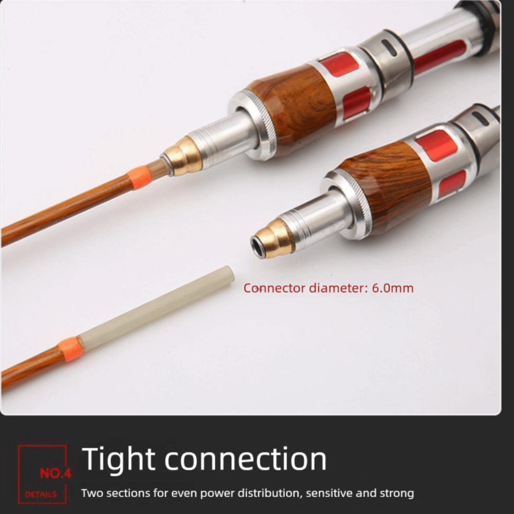 Fishing Rod Carbon Fiber - คันเบ็ดตกปลาแบบสปินนิ่ง 4 ท่อน คันเบ็ดตกปลาแบบ UL Power