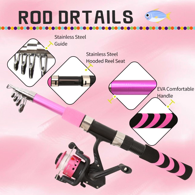 ชุดคันเบ็ดตกปลาสำหรับเด็กและผู - Fishing Rod Combo บทวิจารณ์และราคา