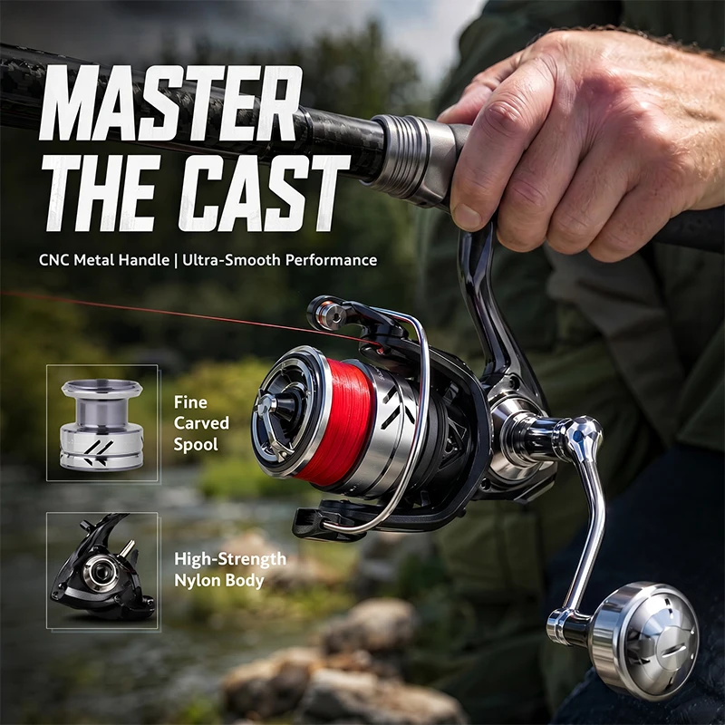DEUKIO รอกตกปลาแบบโลหะ รอกสปิน - Daiwa Reel Fuego บทวิจารณ์และราคา