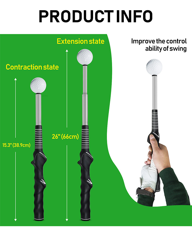 อุปกรณ์ฝึกวงสวิงกอล์ฟแบบยืดหดไ - Fishing Rod Telescopic บทวิจารณ์และราคา