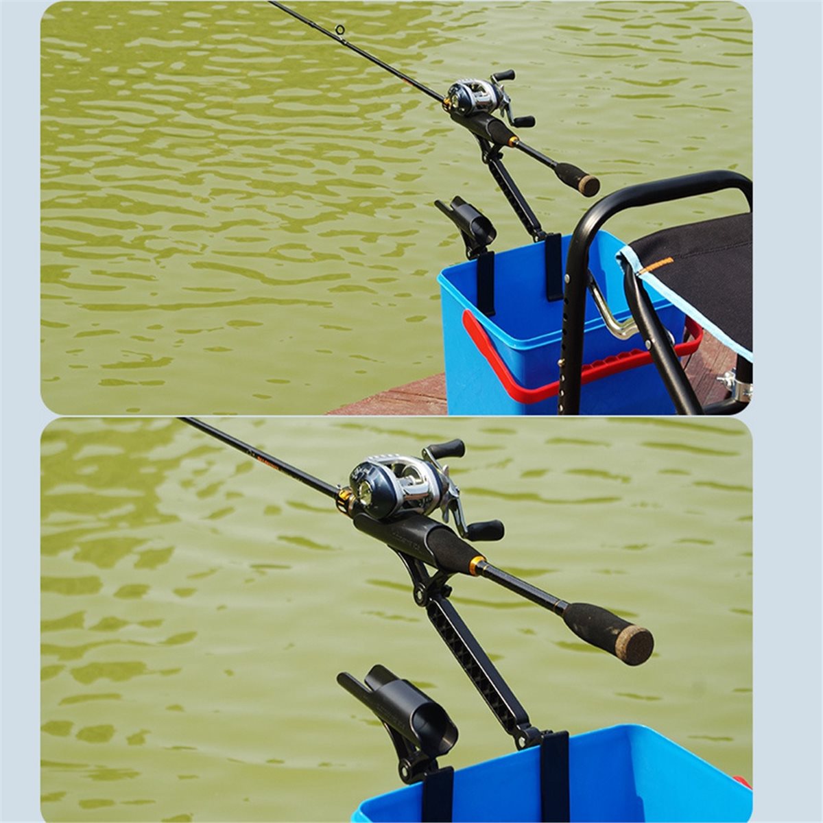 ที่วางคันเบ็ดแบบปรับได้ 2 ชิ้น - Fishing Rod Holder บทวิจารณ์และราคา