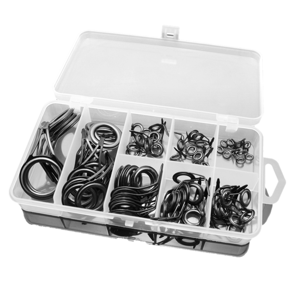 75ชิ้นขนาดต่างๆเบ็ดตกปลาไกด์เอ - Fishing Rod Repair Kit บทวิจารณ์และราคา