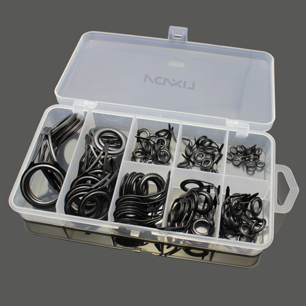 75ชิ้นขนาดต่างๆเบ็ดตกปลาไกด์เอ - Fishing Rod Repair Kit บทวิจารณ์และราคา