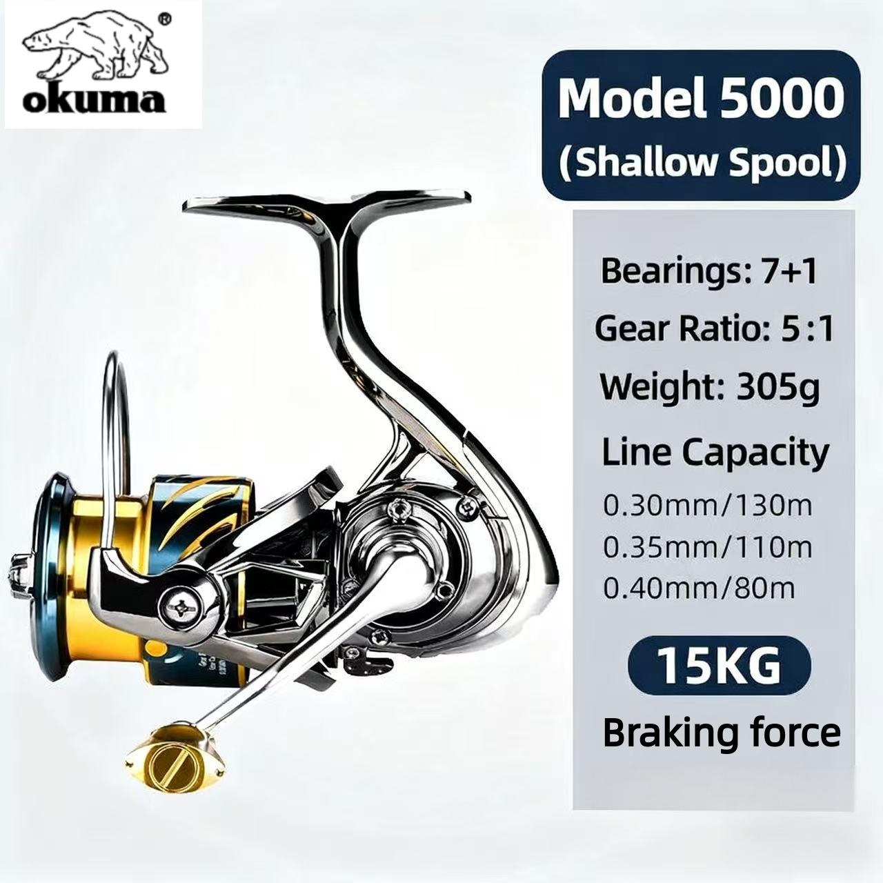 รอกตกปลาโอคุมะ รอกสปินนิ่ง รอก - Shimano Reel Stradic บทวิจารณ์และราคา