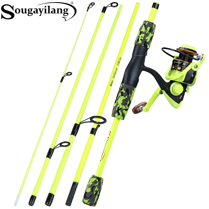 ชุดคันเบ็ดตกปลาพกพา Sougayilan - Fishing Rod Combo บทวิจารณ์และราคา