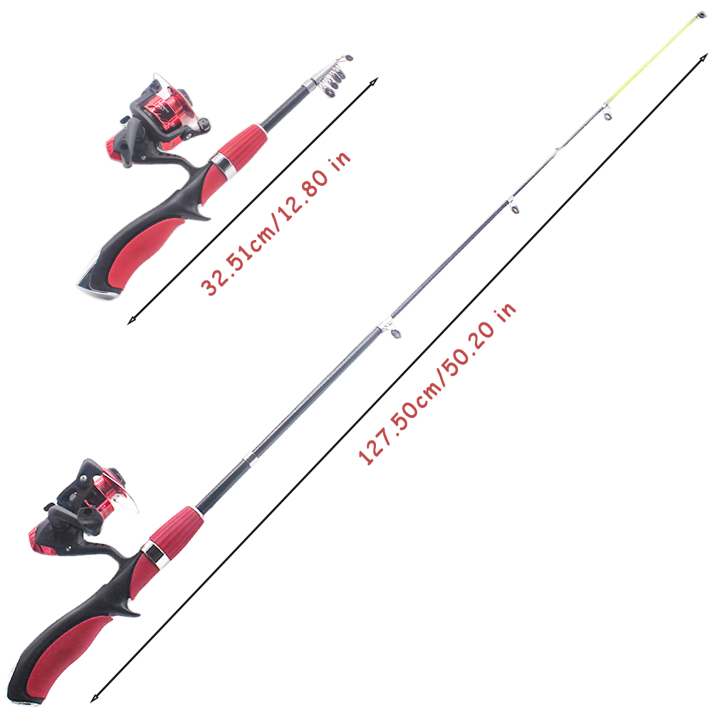 ชุดคันเบ็ดตกปลาสำหรับเด็กเบ็ดต - Fishing Rod Ice บทวิจารณ์และราคา
