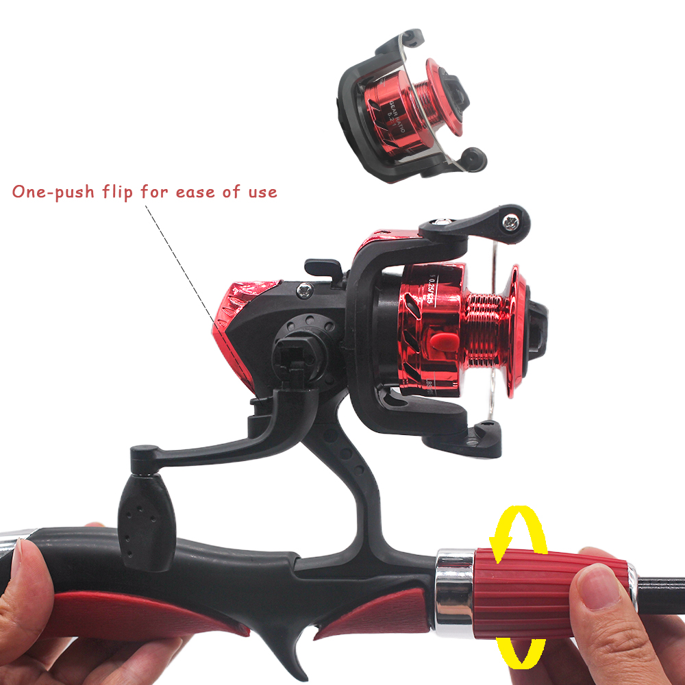ชุดคันเบ็ดตกปลาสำหรับเด็กเบ็ดต - Fishing Rod Ice บทวิจารณ์และราคา